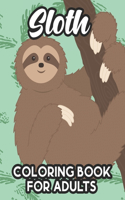 Sloth Coloring Book For Adults