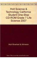 Holt Science & Technology California: Student One-Stop CD-ROM Grade 7 Life Science 2007