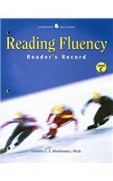 Reading Fluency, Reader's Record, Level C