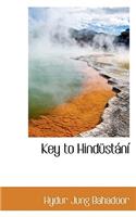 Key to Hindustansi