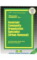 Assistant Community Organization Specialist (Urban Renewal)