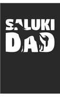 Saluki Notebook 'Saluki Dad' - Gift for Dog Lovers - Saluki Journal