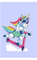 Unicorn On A Scooter