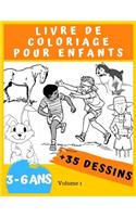 Livre de coloriage pour enfants 3-6 ans