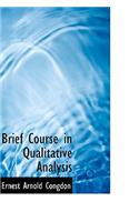 Brief Course in Qualitative Analysis