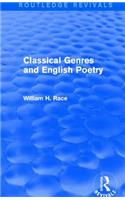 Classical Genres and English Poetry (Routledge Revivals)