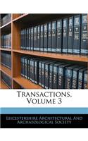 Transactions, Volume 3
