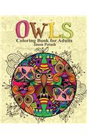 Owls Coloring Book for Adults