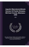 Aquatic Macroinvertebrate Survey