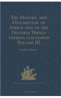 History and Description of Africa and of the Notable Things therein contained