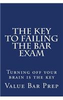 The Key to Failing the Bar Exam: Turning Off Your Brain Is the Key