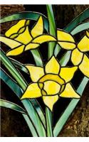 Stained Glass Daffodils Journal