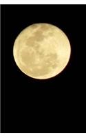 Glorious Glowing Full Moon Journal: 150 Page Lined Notebook/Diary