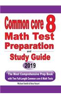 Common Core 8 Math Test Preparation and Study Guide