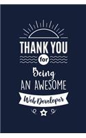 Thank You For Being An Awesome Web Developer