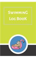 Swimming Log Book: Keep Track of Your Trainings & Personal Records - 120 pages (6"x9") - Gift for Swimmers
