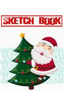 Sketchbook For Markers Great Christmas Gift: Large Blank Sketch Book For Girls And Boys Of All Ages Perfect For Drawing - Drawings - Blank # Themed Size 8.5 X 11 Inch 110 Page Fast Prints Good 