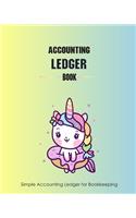 Accounting Ledger Book Simple Accounting Ledger Book For Bookkeeping