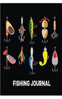 Fishing Log Book Journal: Fishing Gift for Husband - Notebook with Prompts and Pages for Pictures to Track Fishing Experiences - Fishing Lures