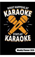 Karaoke loosely translated from the japanese. Weekly Planner 2020