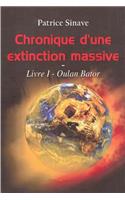 Chronique d'une extinction massive