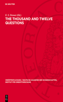 Thousand and Twelve Questions