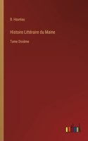 Histoire Littéraire du Maine