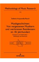 Musikgeschichten: Von Vergessenen Musikern Und >Verlorenen Residenzen