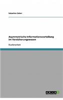 Asymmetrische Informationsverteilung im Versicherungswesen