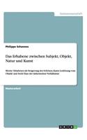 Erhabene zwischen Subjekt, Objekt, Natur und Kunst