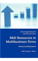 R&D Resources in Multibusiness Firms