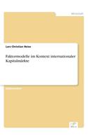 Faktormodelle im Kontext internationaler Kapitalmärkte