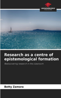 Research as a centre of epistemological formation