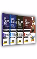 Examcart Combo of SSC CPO (CAPFs) Reasoning, Maths, English Language, General Awareness Chapter-Wise Solved Papers in Hindi and English For 2024 Exam