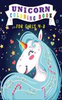 Unicorn Coloring Book for Girls 4-8