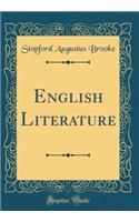English Literature (Classic Reprint)