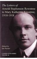 Letters of Arnold Stephenson Rowntree to Mary Katherine Rowntree, 1910-1918