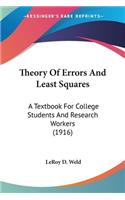 Theory Of Errors And Least Squares