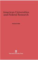 American Universities and Federal Research