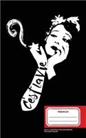 Cest la Vie, French Small Composition Notebook, College Ruled