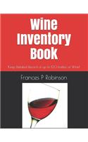 Wine Inventory Book