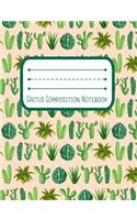 Cactus Composition Notebook