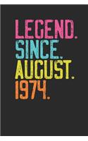 Legend Since August 1974