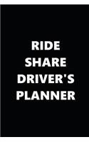 2019 Weekly Planner Ride Share Driver's Planner 134 Pages