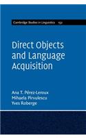 Direct Objects and Language Acquisition