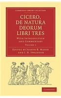 Cicero, de Natura Deorum Libri Tres 3 Volume Set