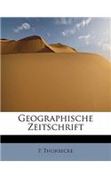 Geographische Zeitschrift: (German)