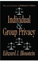 Individual and Group Privacy