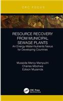 Resource Recovery from Municipal Sewage Plants