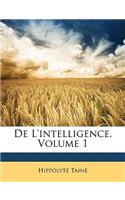 de L'Intelligence, Volume 1
